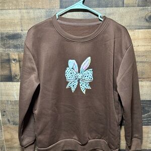 Bunny Bow Crewneck Sweatshirt